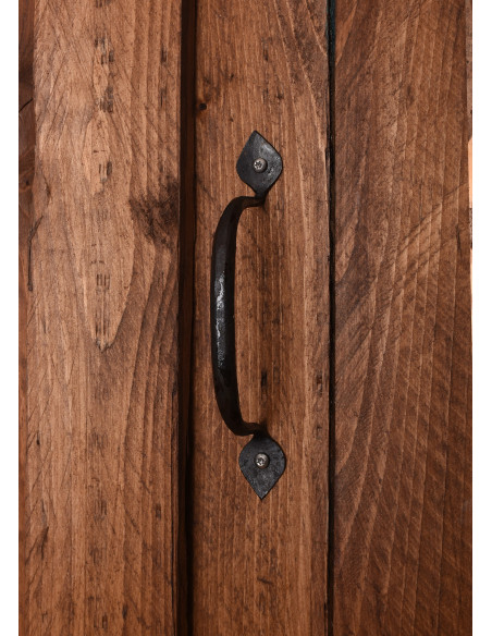 Poignée médiévale en fer forgé (16,5...