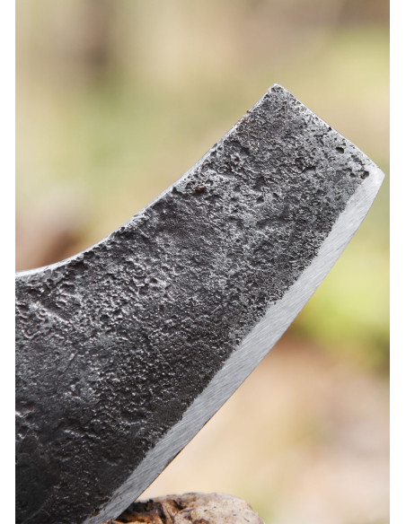 Hache viking en acier forgé à la...