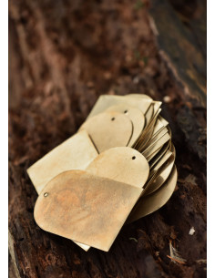 Ensemble de 25 plaques en laiton pour armure lamellaire... 2