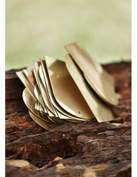 Ensemble de 25 plaques en laiton pour...