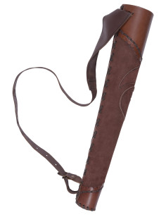 Carquois en cuir avec sangle arrière (60 cm.)