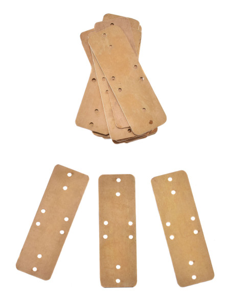 Ensemble de 25 plaques en laiton pour...