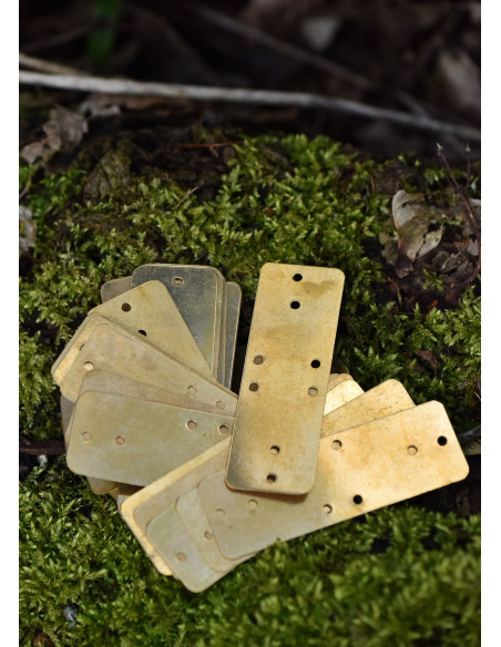 Ensemble de 25 plaques en laiton pour...