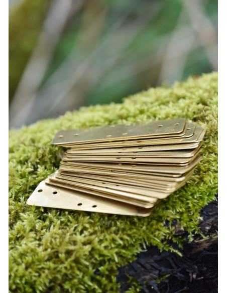 Ensemble de 25 plaques en laiton pour...