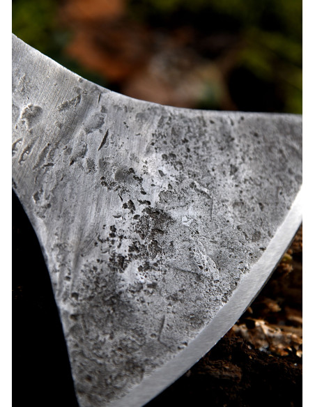 Hache viking en acier forgé à la...