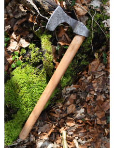 Hache viking en acier forgé à la main, type B (60 cm.)