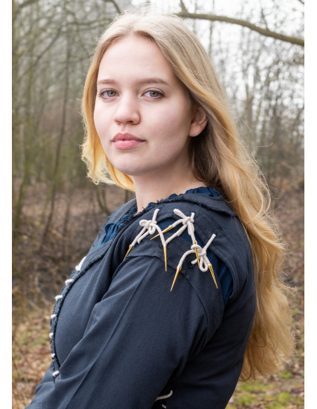 Robe Médiévale Marit avec Dentelle,...
