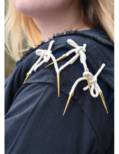 Robe Médiévale Marit avec Dentelle,...