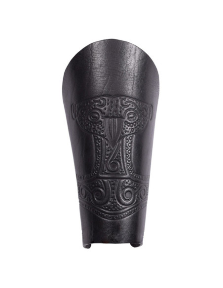 Bracelets en cuir viking Marteau de...