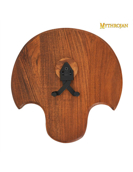 Support, bois et métal, crénelé pour...