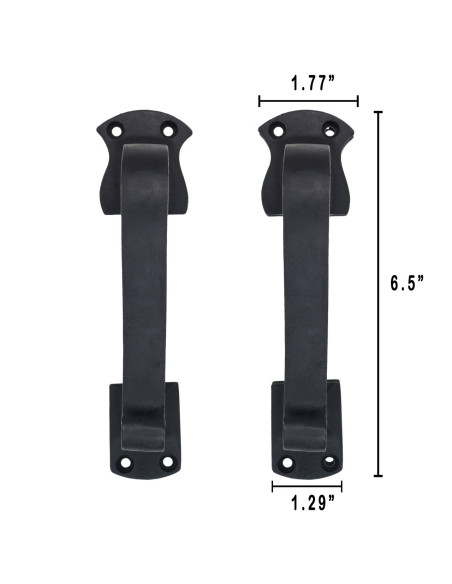 Ensemble 2 poignées de porte...