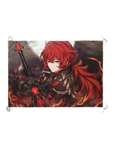 Bannière-drapeau de Diluc de Genshin Impact 2