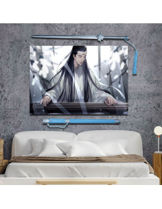 Pack de bannières + épée Lan Wangji de Mo Dao Zu Shi 2