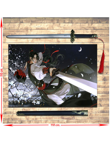 Pack Bannière + Épée Wei Wuxian de Mo Dao Zu Shi