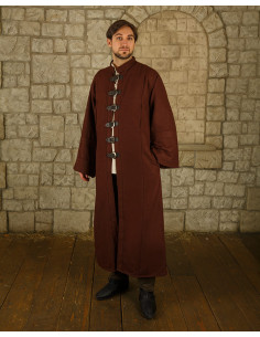 Robe Obéron pour sorciers et clercs - marron 2