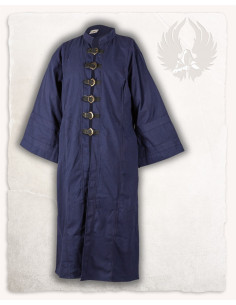 Tunique Obéron pour magiciens et clercs en coton - bleu 2