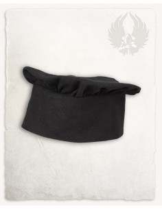 Béret médiéval italien Armin - noir 2