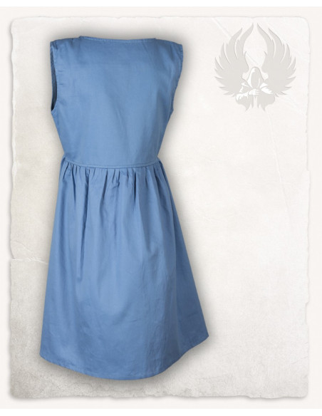 Surcot médiéval Clara en bleu