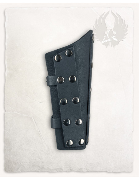 Erend Brassards Médiévaux en cuir - noir