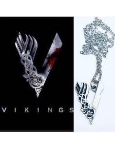 Pendentif non officiel de la série Vikings (4,5 cm.)