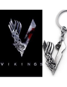 Porte-clés non officiel de la série Vikings (4,5 cm.)