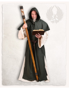 Manteau pèlerins et sorciers modèle Abraxas (coton vert)