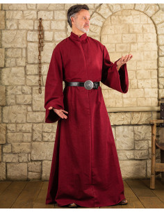 Robe de pèlerin ou de magicien modèle Abraxas, bordeaux
