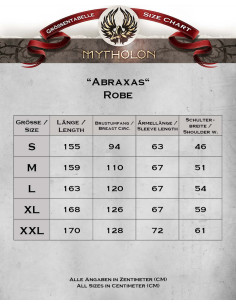 Robe de pèlerin ou de magicien modèle Abraxas, crème 2