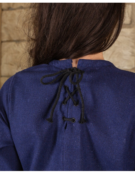 Tunique médiévale bleue modèle Alina,...