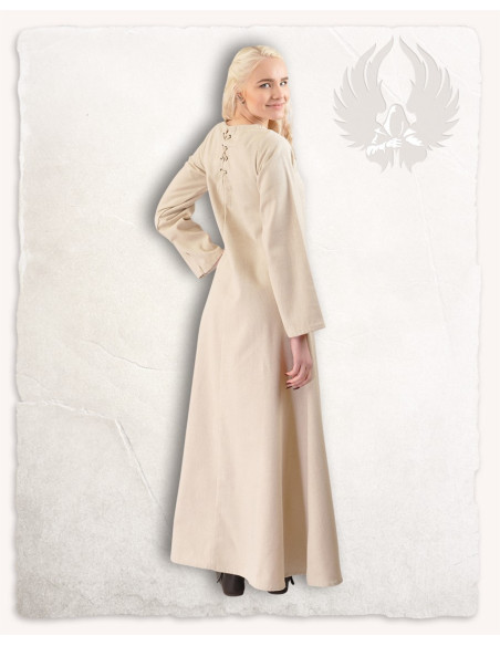Tunique médiévale crème modèle Alina,...