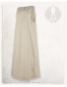 Robe tablier viking modèle Alva, crème 2