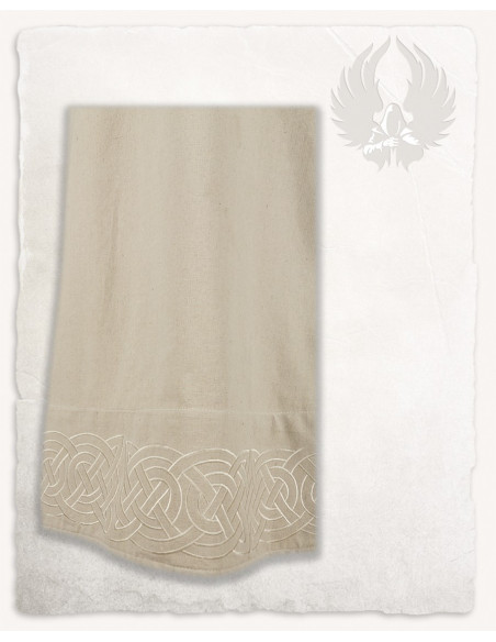 Robe tablier viking modèle Alva, crème