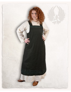 Robe tablier viking modèle Alva, vert 2