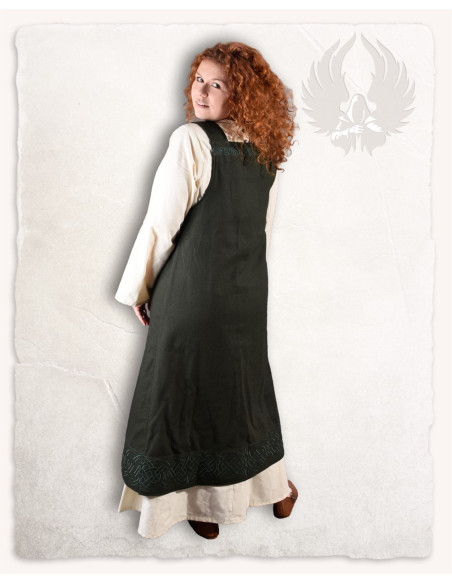 Robe tablier viking modèle Alva, vert