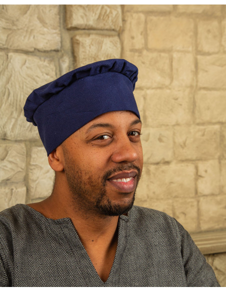 Béret Médiéval Italien Armin - Bleu