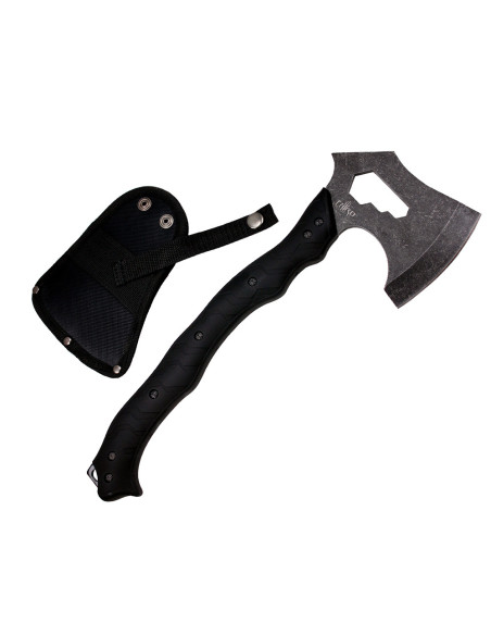 Troisième hache tactique avec lame...