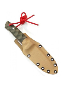 Couteau de sport Muela Kodiak, micarta vert et étui Kydex 2