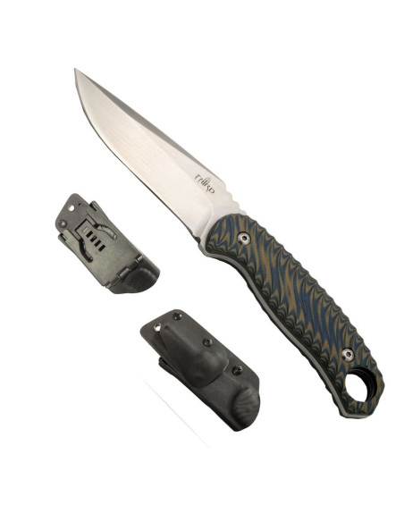 Troisième couteau tactique avec briquet en magnésium