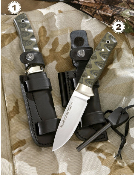 Couteaux Kodiak en acier suédois sandvik