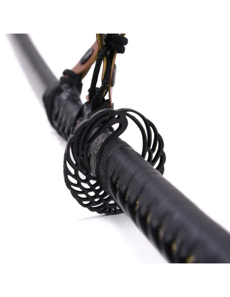 Katana ornemental tsuba de type aile...