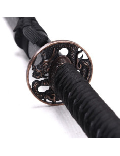 Tsuba de dragon katana ornemental avec fourreau 2