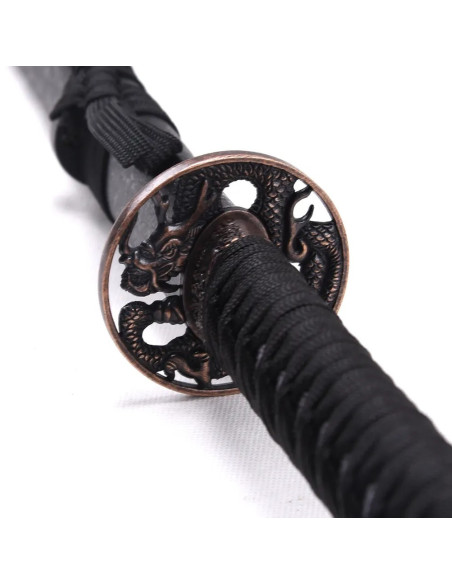 Tsuba de dragon katana ornemental...