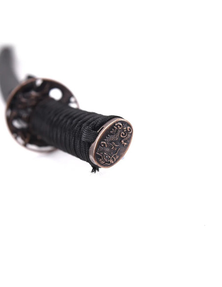 Tsuba de dragon katana ornemental...