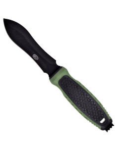 Couteau de plongée SCK noir-vert olive (24 cm.)