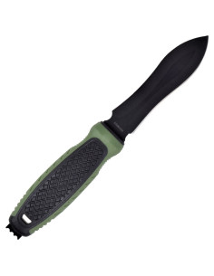 Couteau de plongée SCK noir-vert olive (24 cm.) 2