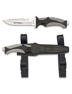 Couteau de plongée Nautilus, noir