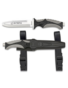 Couteau de plongée Octopus, noir