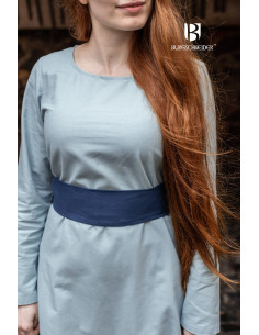 Ceinture Médiévale Ajustable Sieglinde, Bleu Pastel