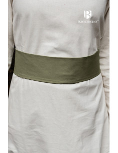 Ceinture Médiévale Ajustable Sieglinde, Vert Algues
