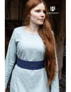 Ceinture médiévale ajustable Sieglinde, bleu